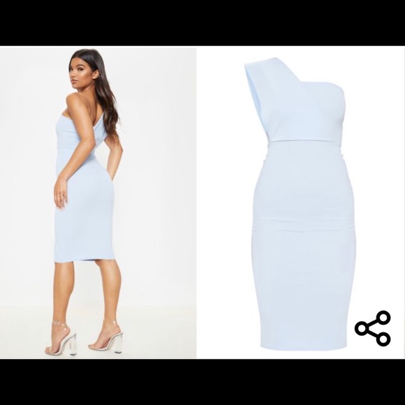 PrettyLittleThing | Dresses | Copy Dusty Blue One Shoulder Drape Midi Dress | Poshmark PrettyLittleThing | Dresses | Copy Dusty Blue One Shoulder Drape Midi Dress | Poshmark